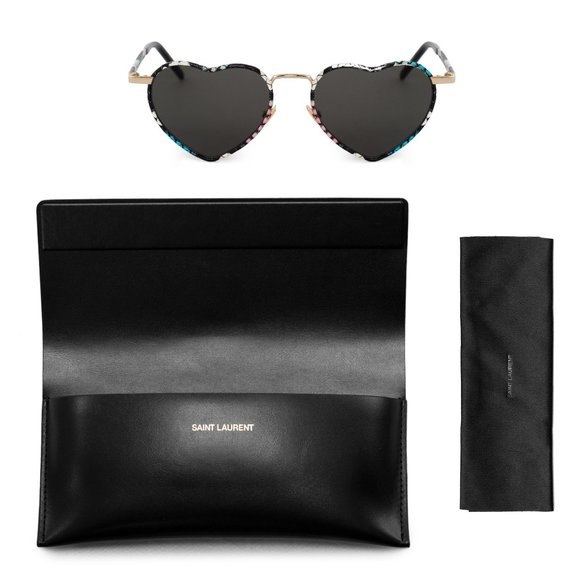 Saint Laurent Geometric Sunglasses SL301 010 51 main image 4